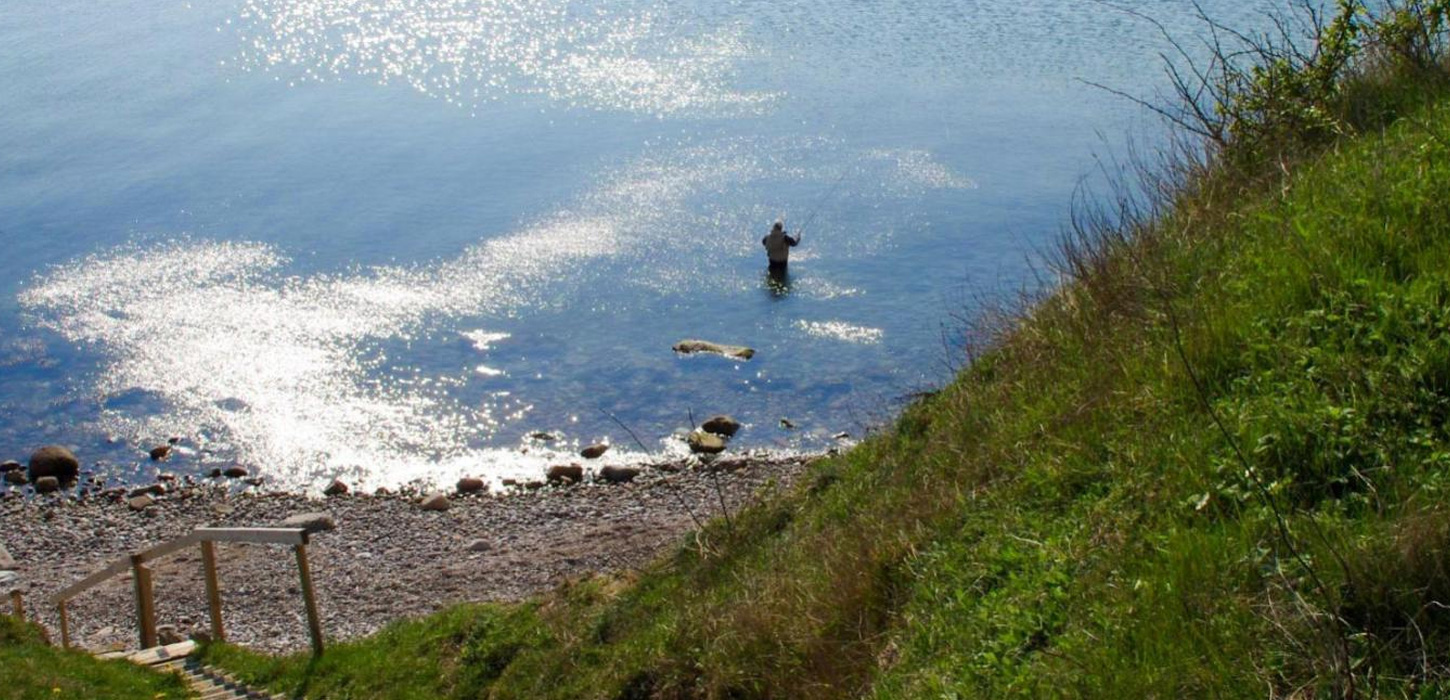 Lystfisker ved Voderup