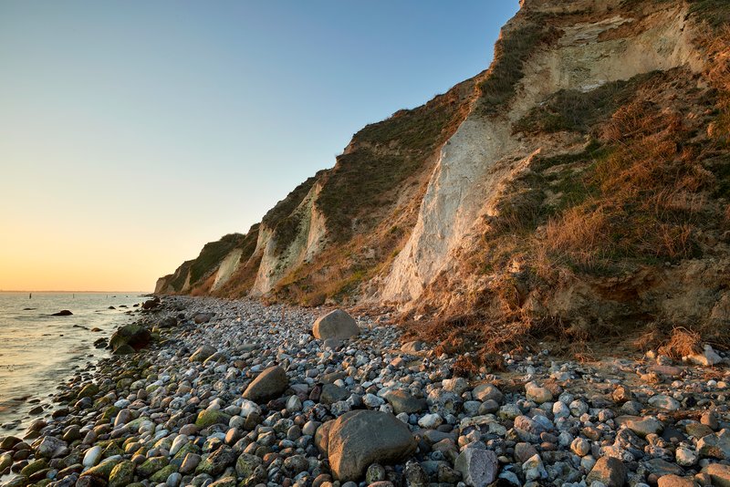 Ristinge Klint, Aften. Geopark Det Sydfynske Øhav