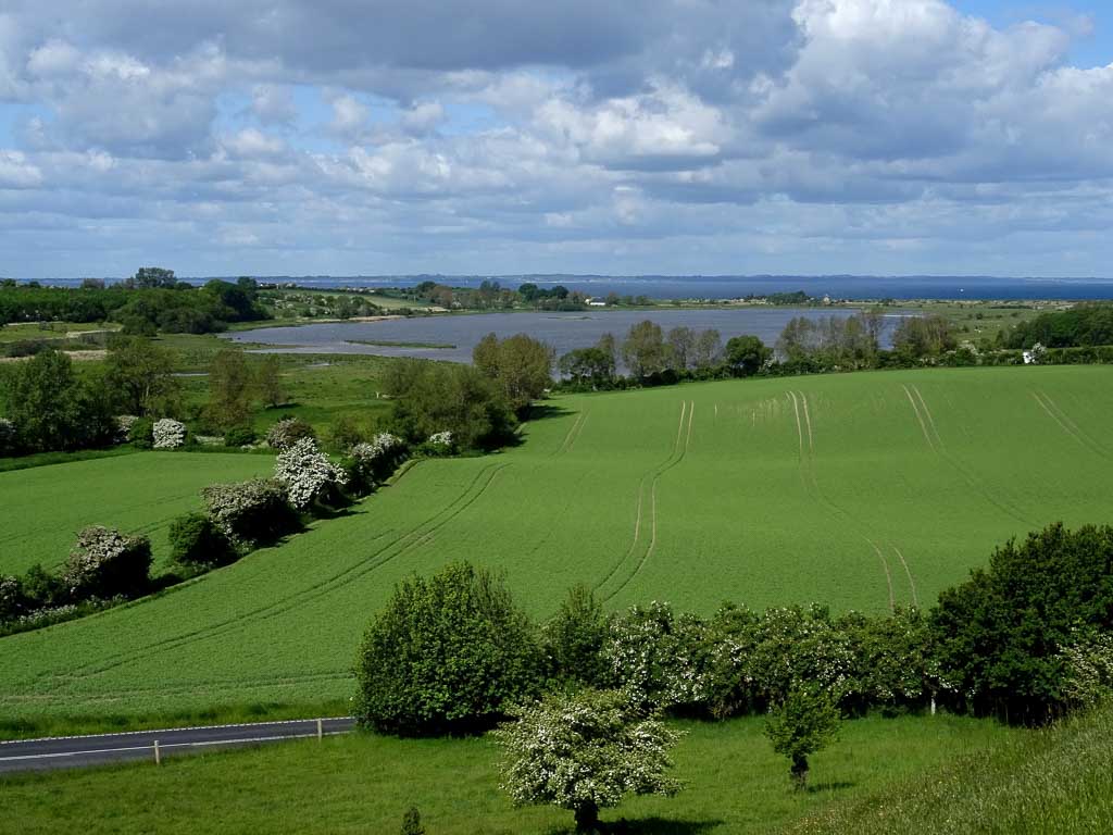 Vitsø set fra Søby Volde. Ærø - Geopark Det Sydfynske Øhav.