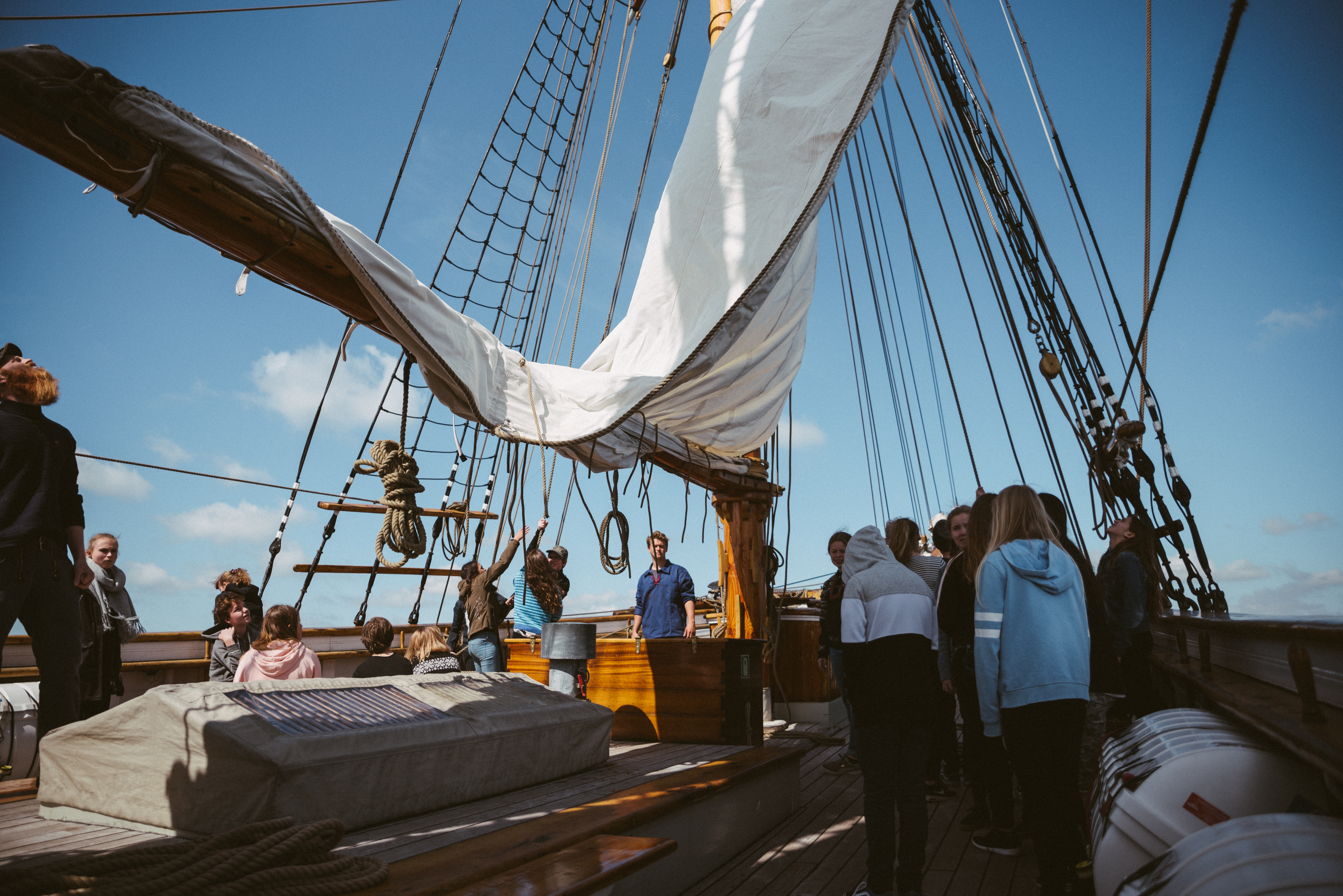 Elever ombord på Fylla