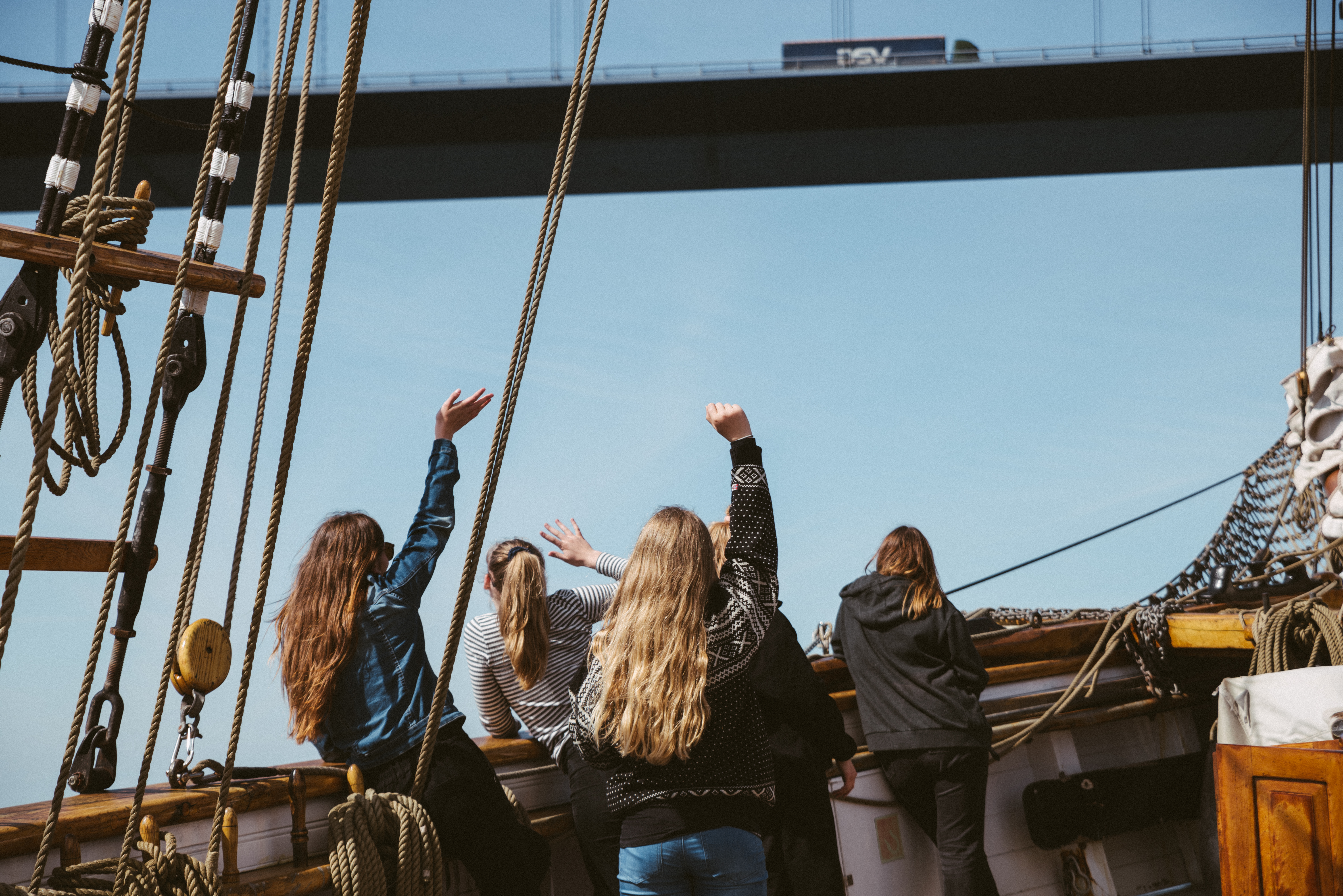 Elever ombord på Fylla