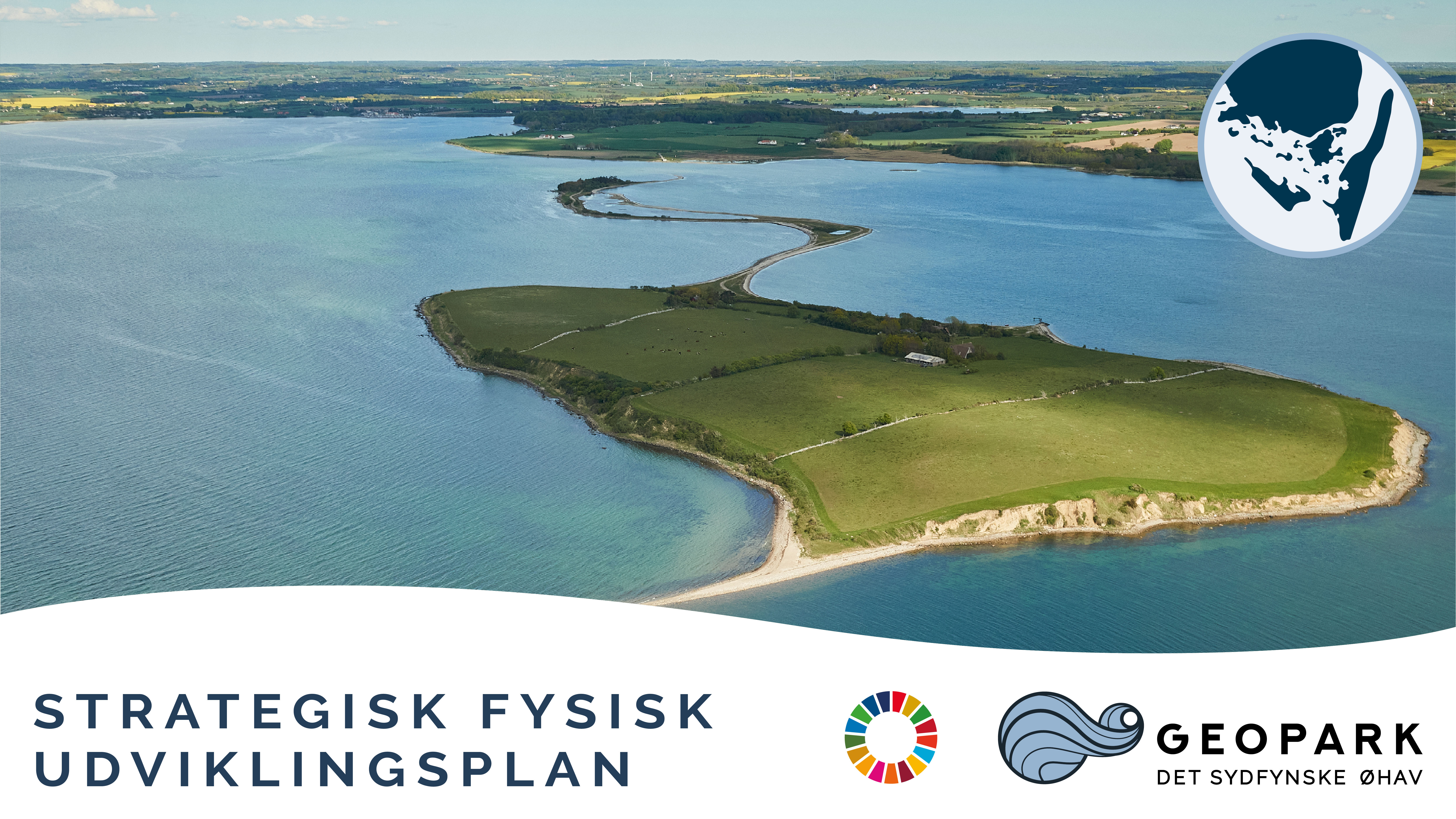 Forsiden til Strategisk Fysisk Udviklingsplan for Geopark Det Sydfynske Øhav