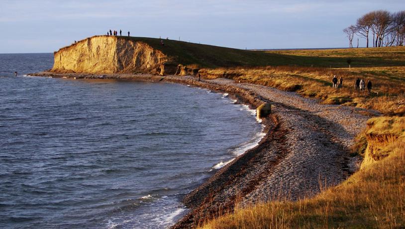 Dovns klint, aften. Geopark Det Sydfynske Øhav