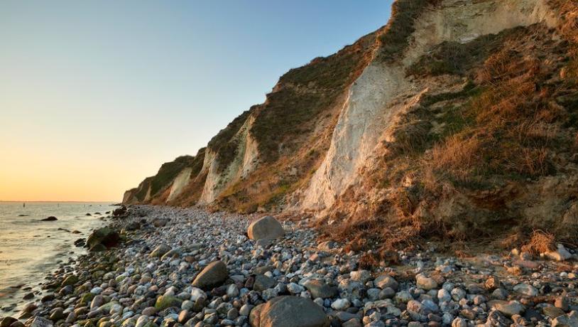 Ristinge Klint, Evening. Geopark Det Sydfynske Øhav