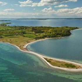 Avernakø seen from the Air. Geopark The South Funen Archipelago